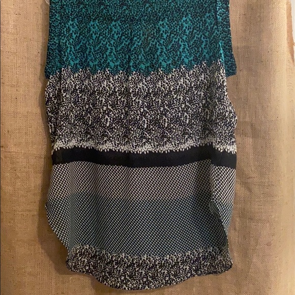 Antilia Femme Green & Black sleeveless boho top - Picture 7 of 8